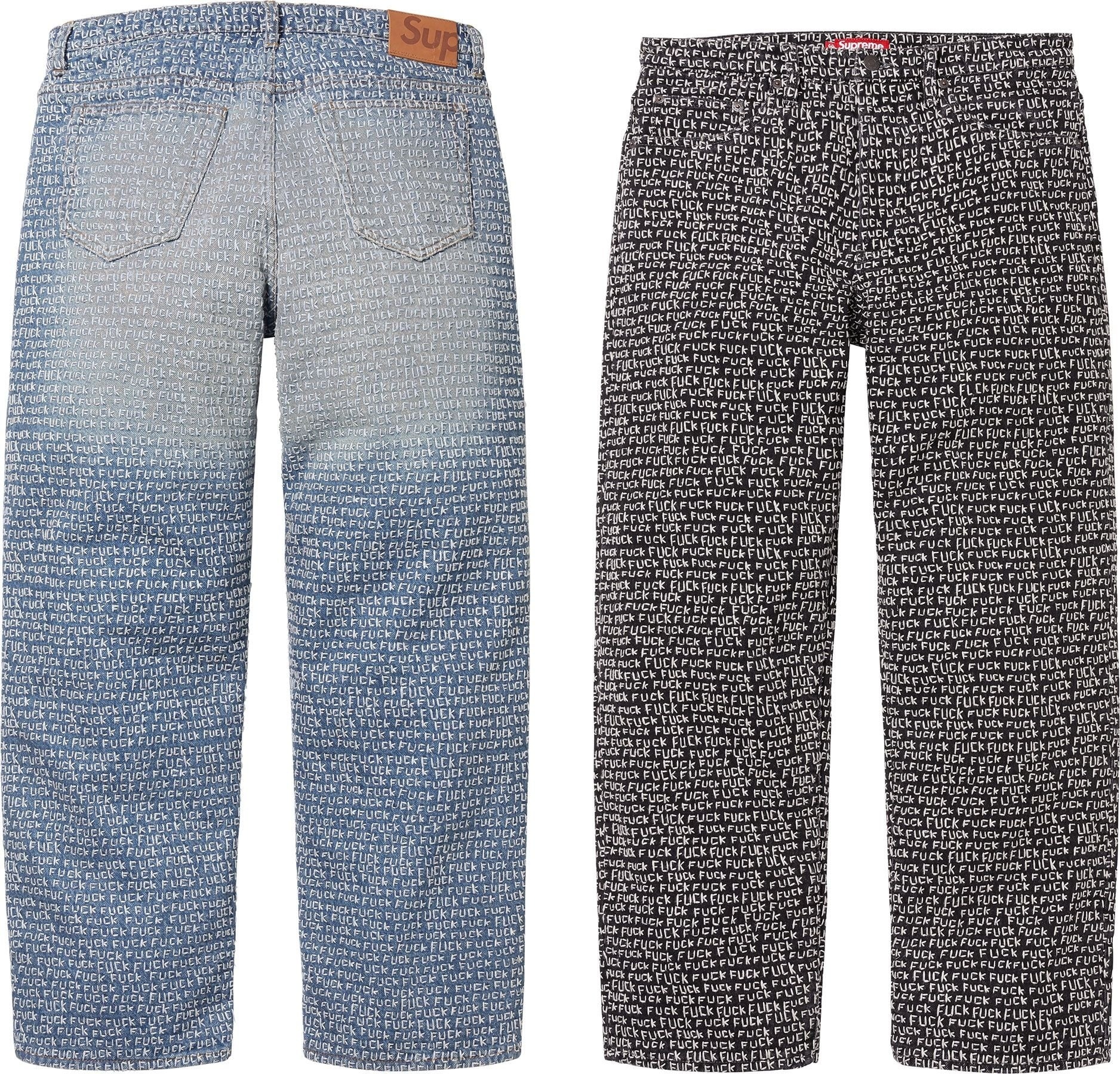Fuck Stitch Loose Fit Jean